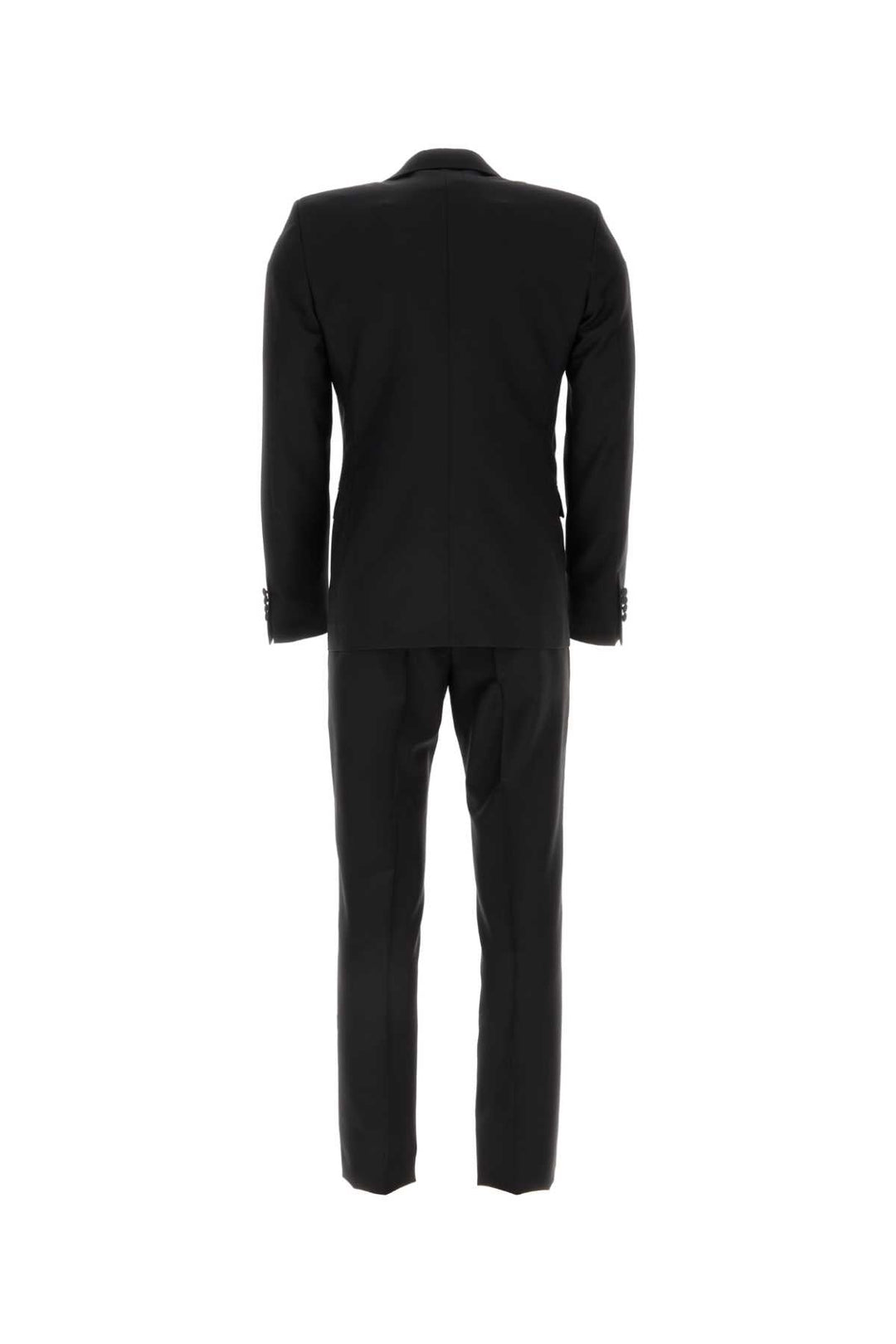 Prada Men Black Wool Blend Tuxedo