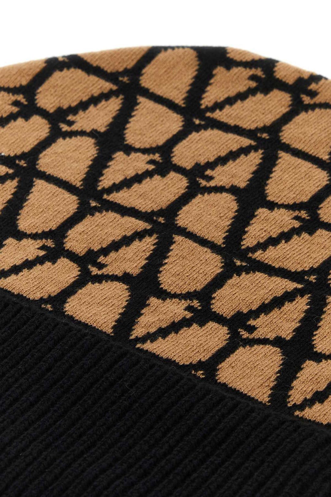 Valentino Garavani Women Printed Cashmere Beanie Hat