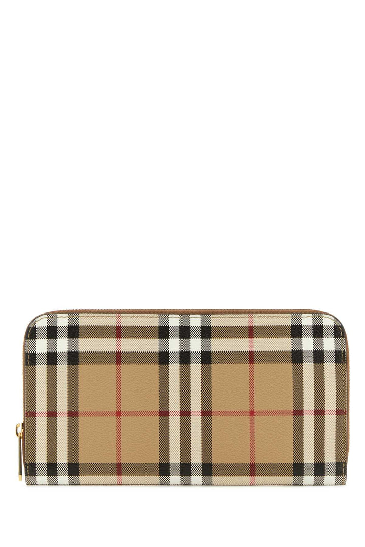 Burberry Women Printed Canvas Wallet