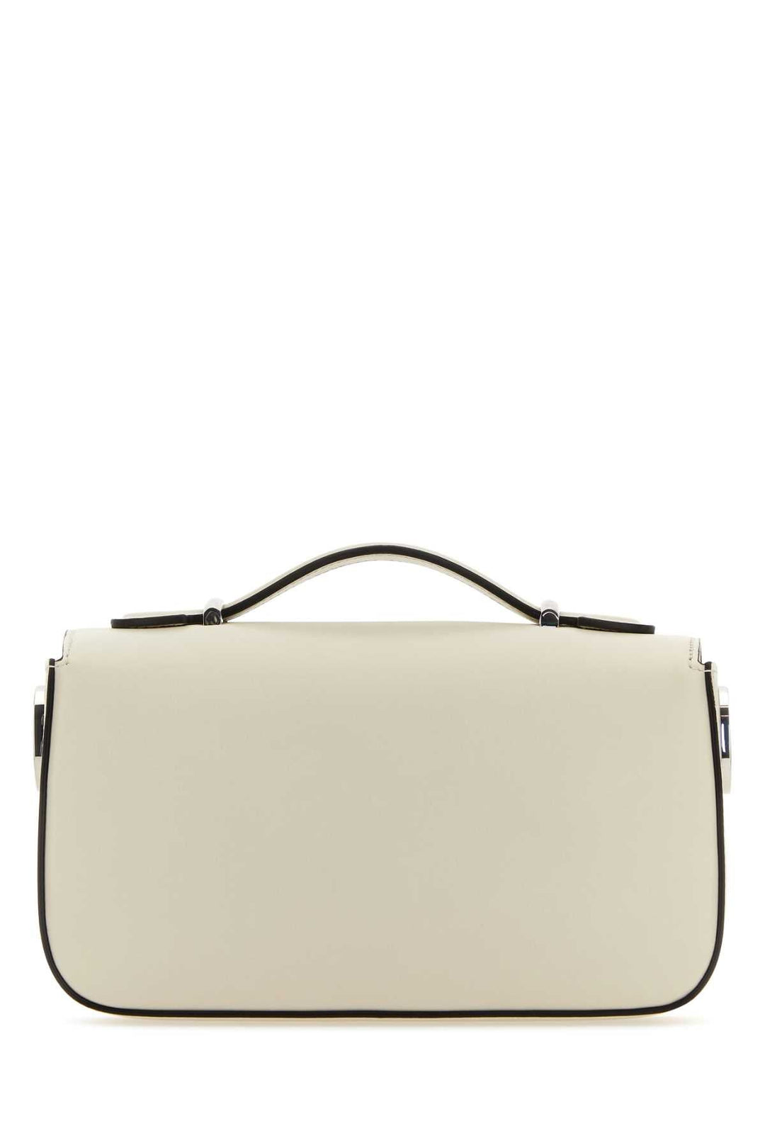 Gucci Women Ivory Leather Mini Petite Gg Handbag