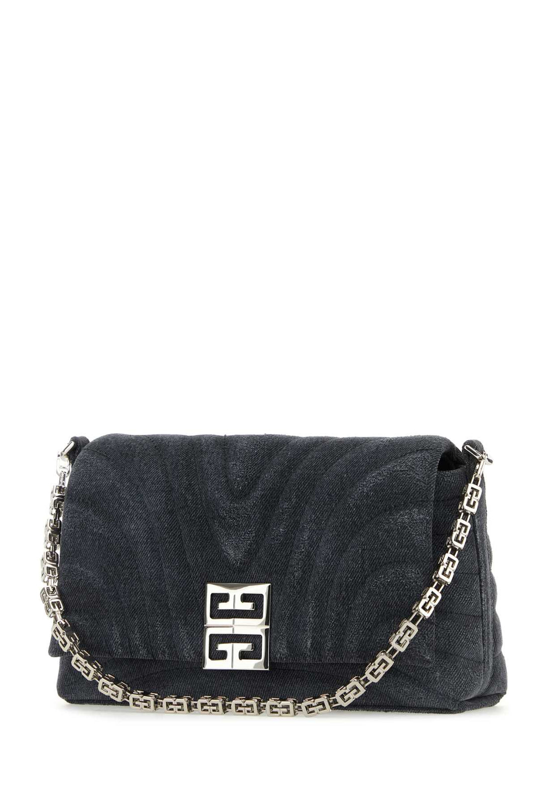 Givenchy Women Black Denim Medium 4G Soft Handbag
