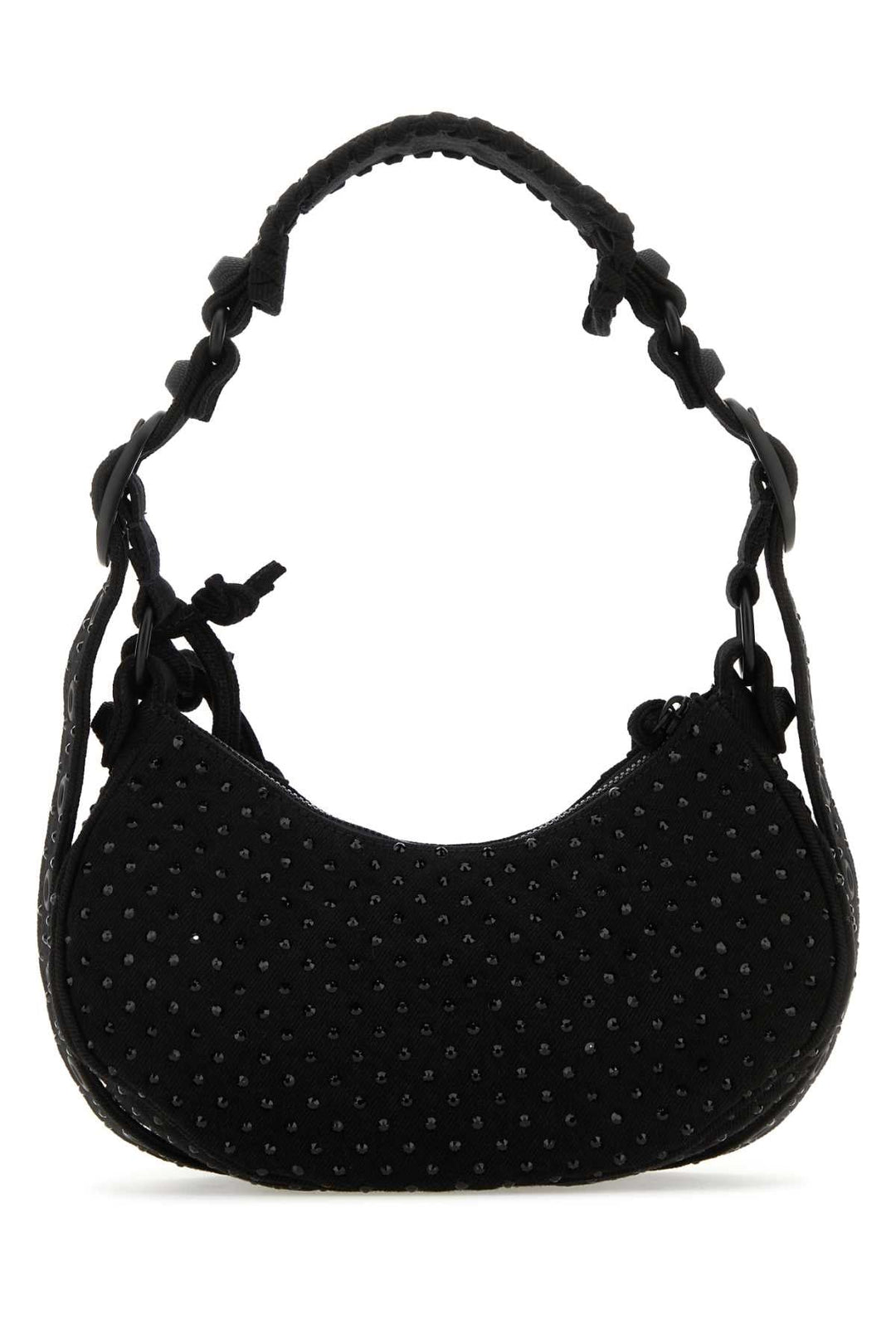 Balenciaga Women Embellished Denim Le Cagole Xs Shoulder Bag