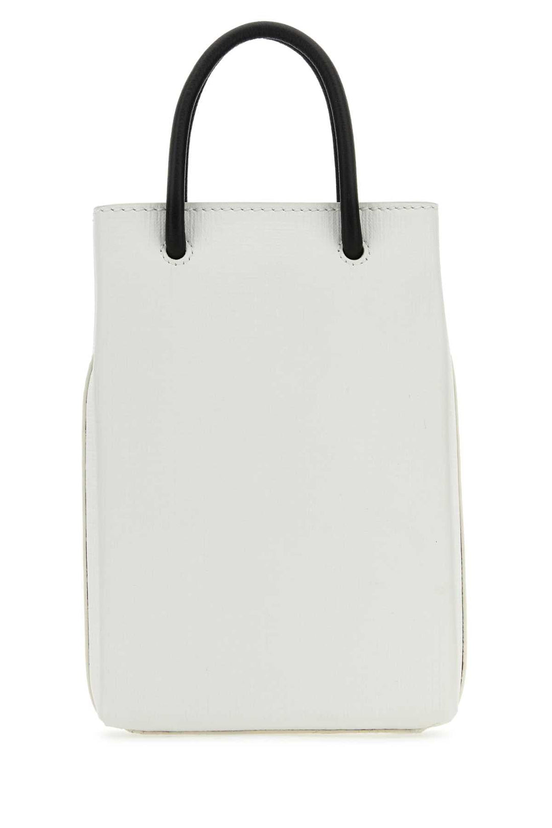 Balenciaga Women White Leather Phone Case