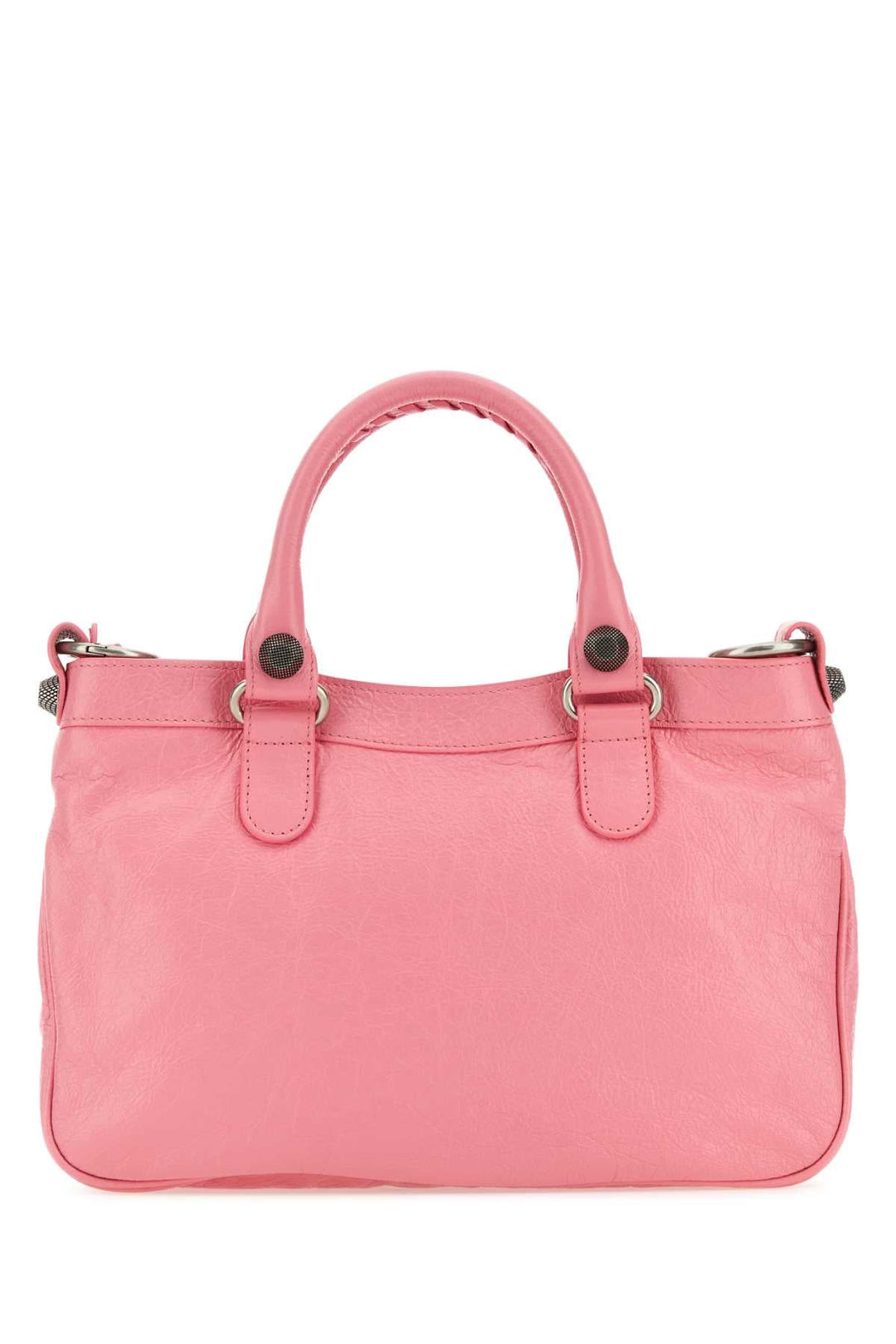 BALENCIAGA Neo Cagole Pink Nappa Leather Tote Handbag