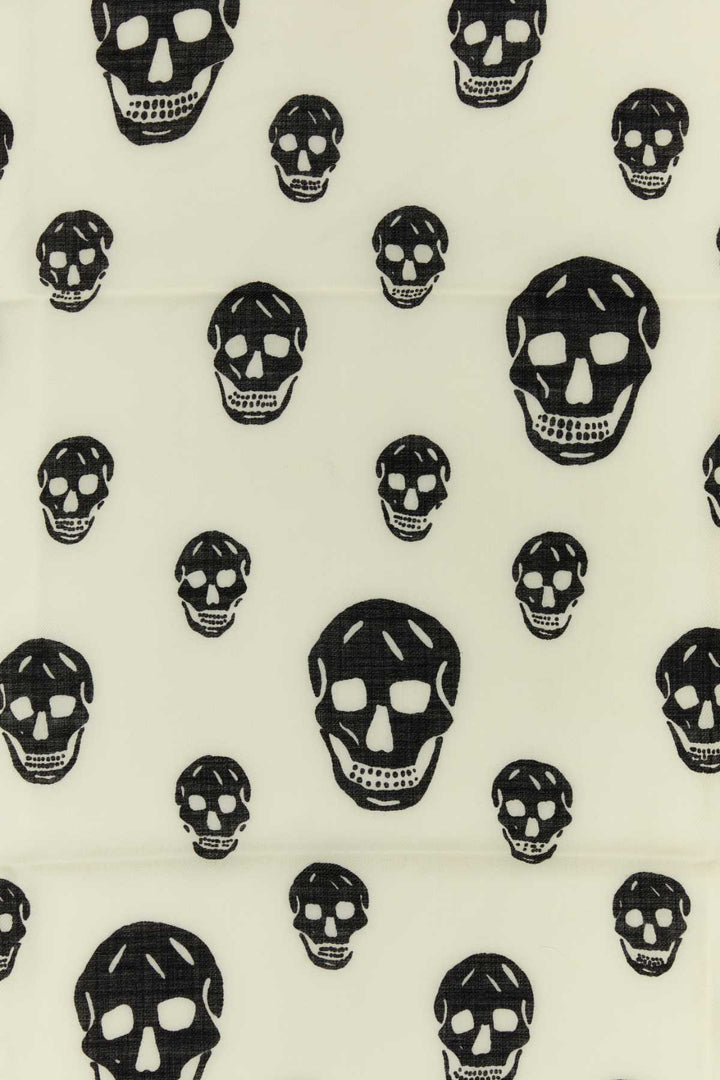 Alexander Mcqueen Women Embroidered Wool Foulard