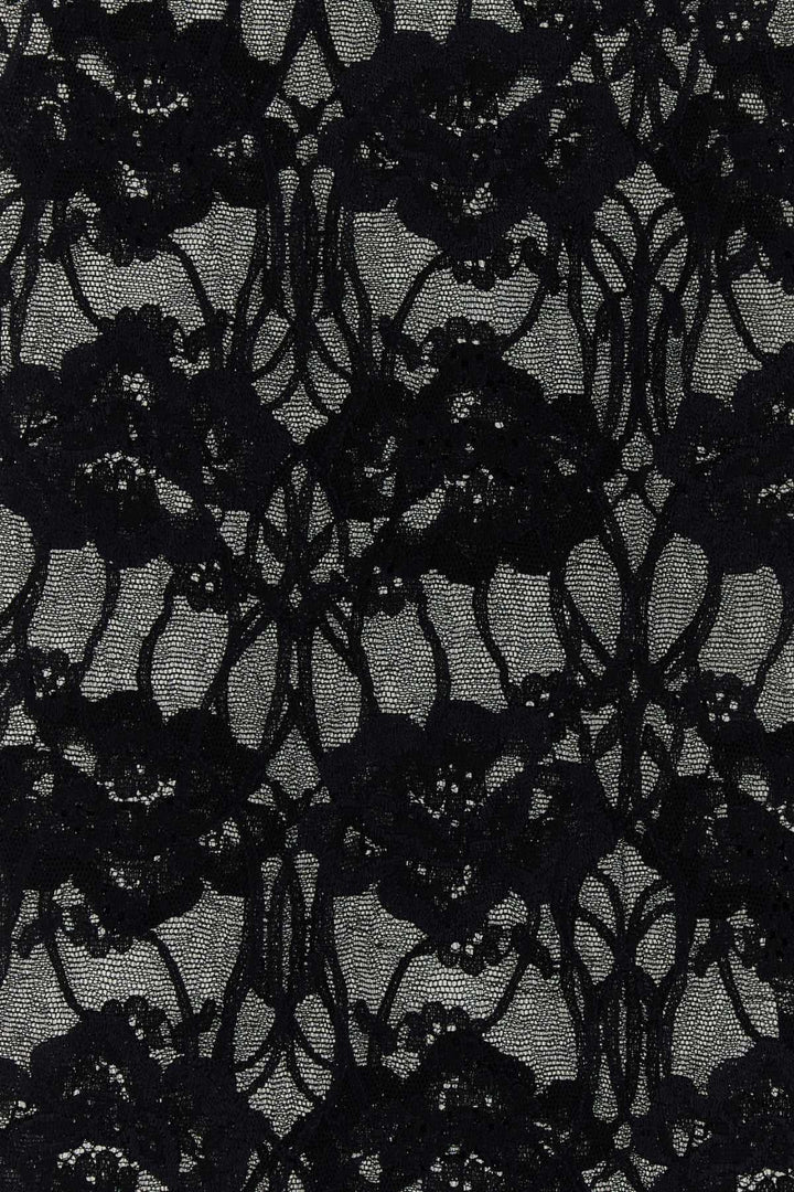 Saint Laurent Women Black Lace Collant