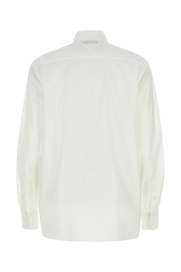 Prada Women White Cotton Shirt