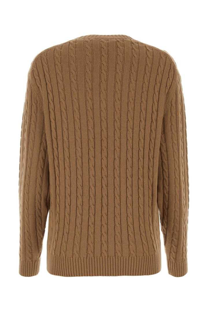 Prada Women Biscuit Cashmere Sweater