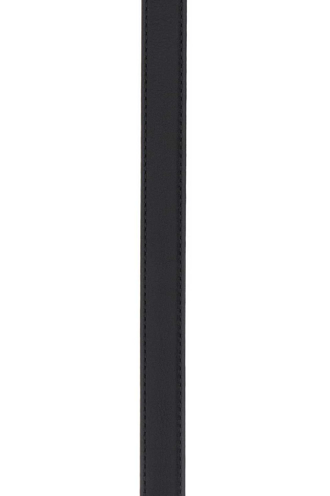 Alexander Mcqueen Men Black Leather Belt