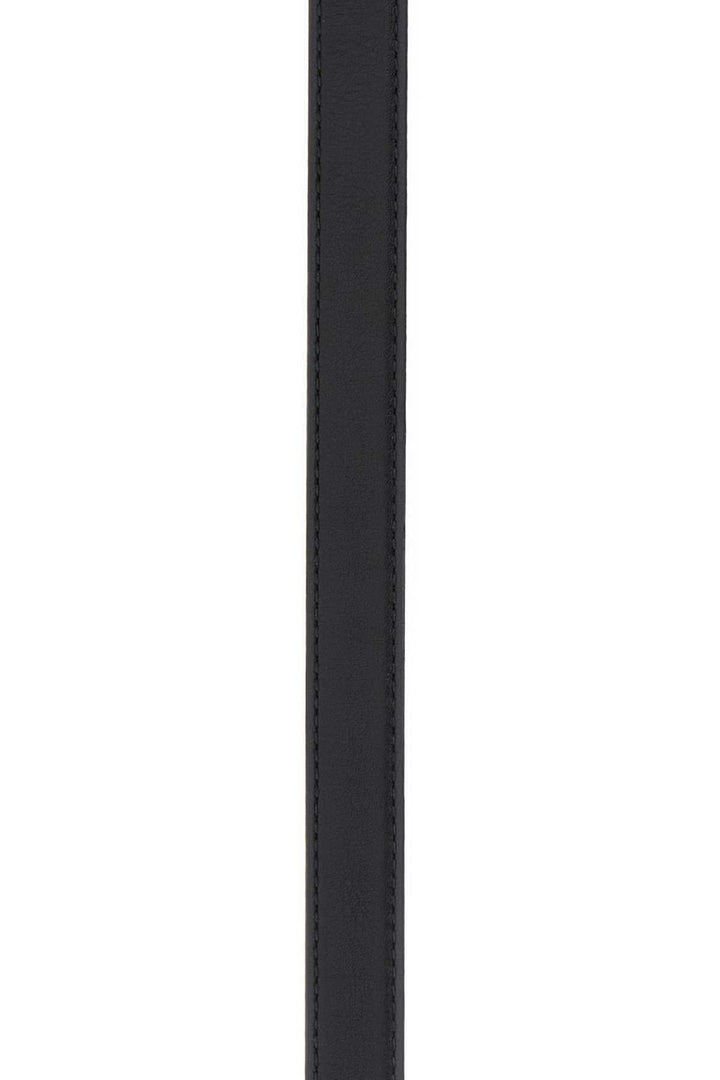 Alexander Mcqueen Men Black Leather Belt