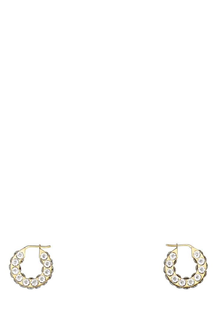 Amina Muaddi Women Embellished Metal Small Jaheel Earrings