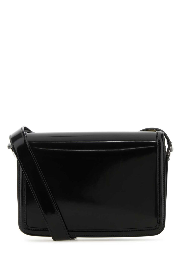 Saint Laurent Men Black Leather Solferino Medium Crossbody Bag