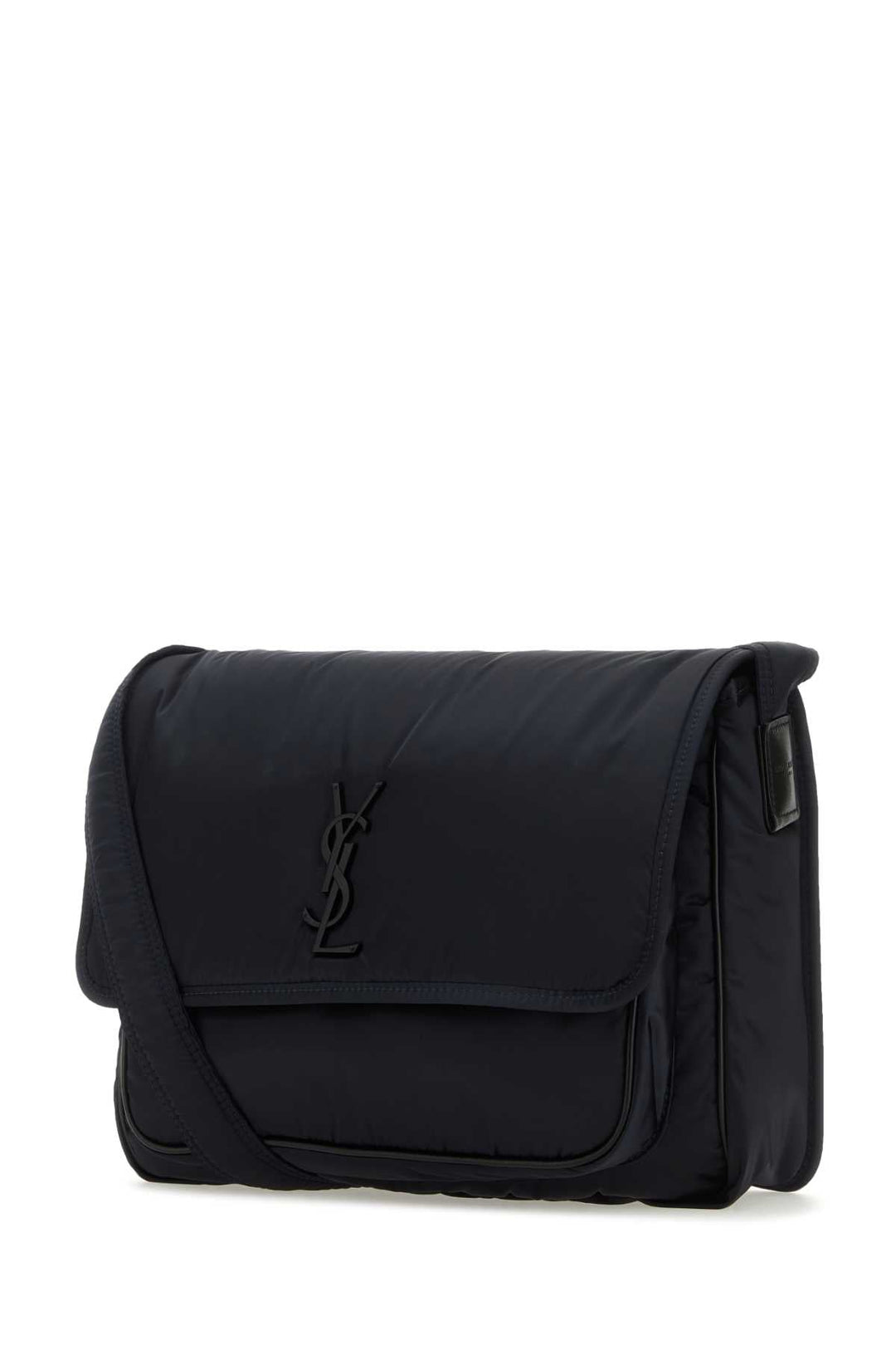 Saint Laurent Men Dark Blue Nylon Niki Crossbody Bag