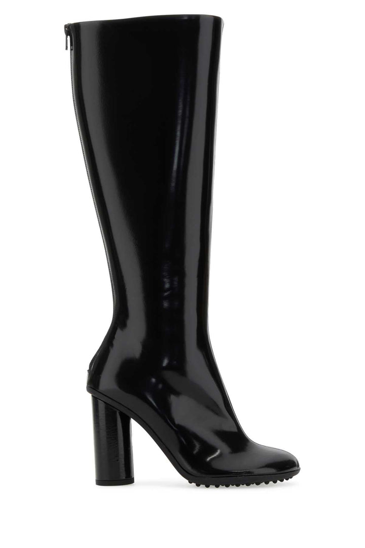 Bottega Veneta Women Black Leather Atomic Boots