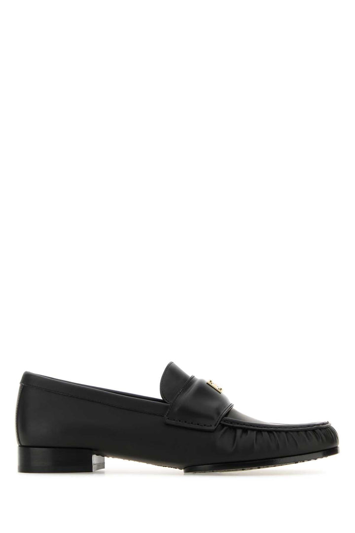 Givenchy Women Black Leather 4G Loafers