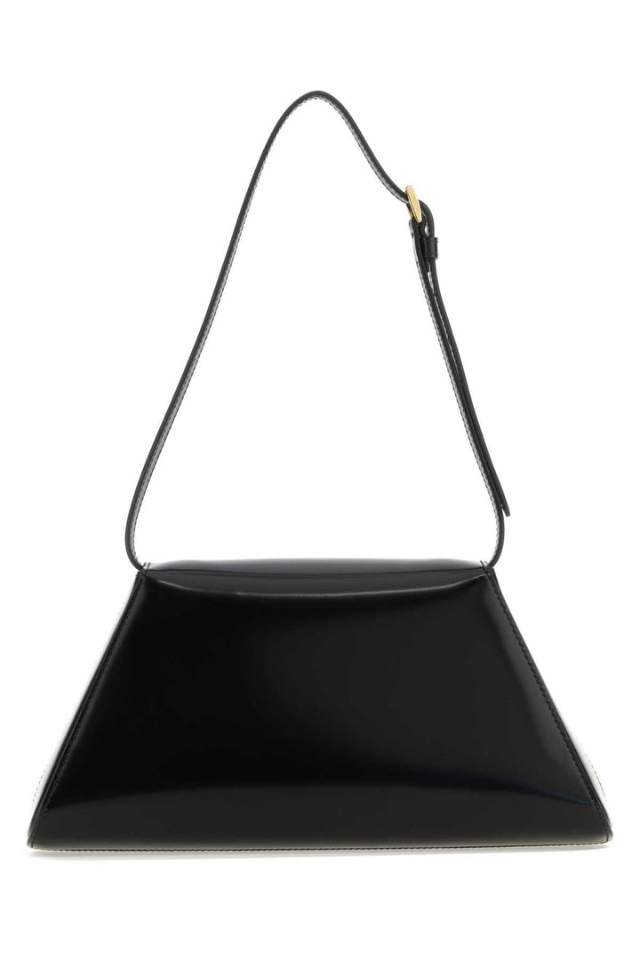 Prada Women Black Leather Shoulder Bag