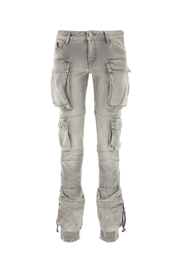 The Attico Women Grey Denim Jeans