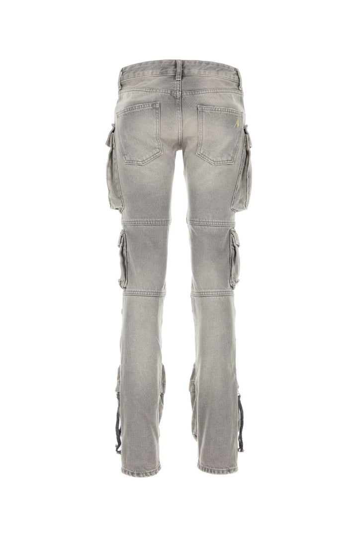 The Attico Women Grey Denim Jeans