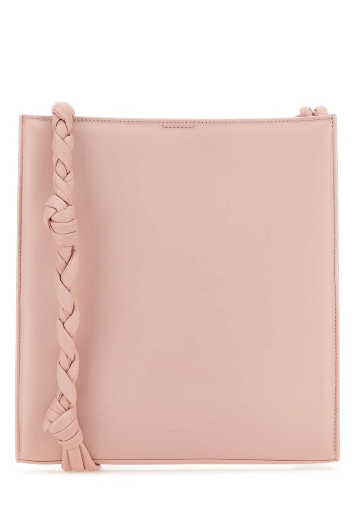 Jil Sander Women Pink Leather Tangle Shoulder Bag