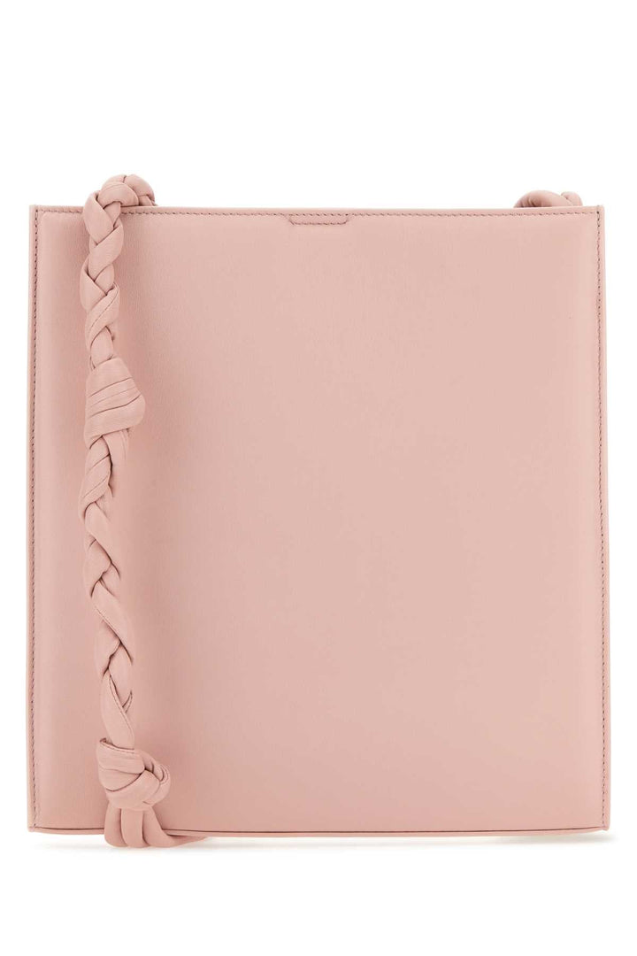 Jil Sander Women Pink Leather Tangle Shoulder Bag