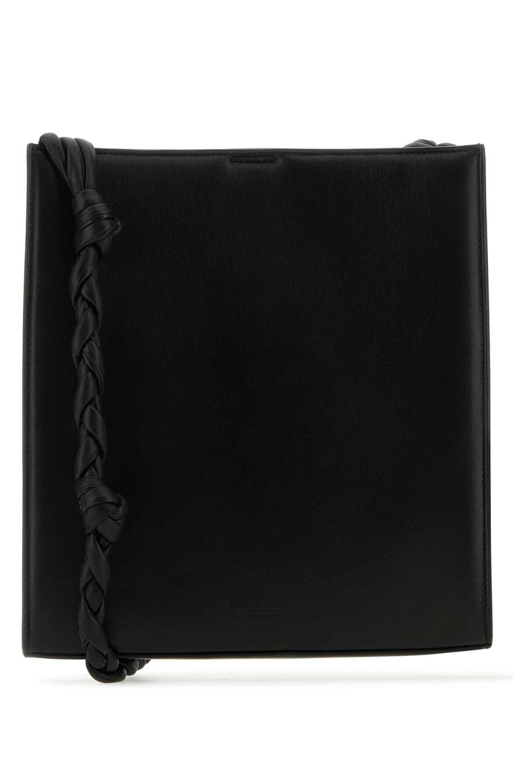 Jil Sander Women Black Leather Medium Tangle Shoulder Bag