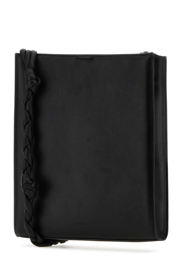 Jil Sander Women Black Leather Medium Tangle Shoulder Bag