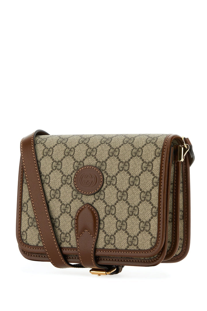 Gucci Men Gg Supreme Fabric Gg Retro Crossbody Bag