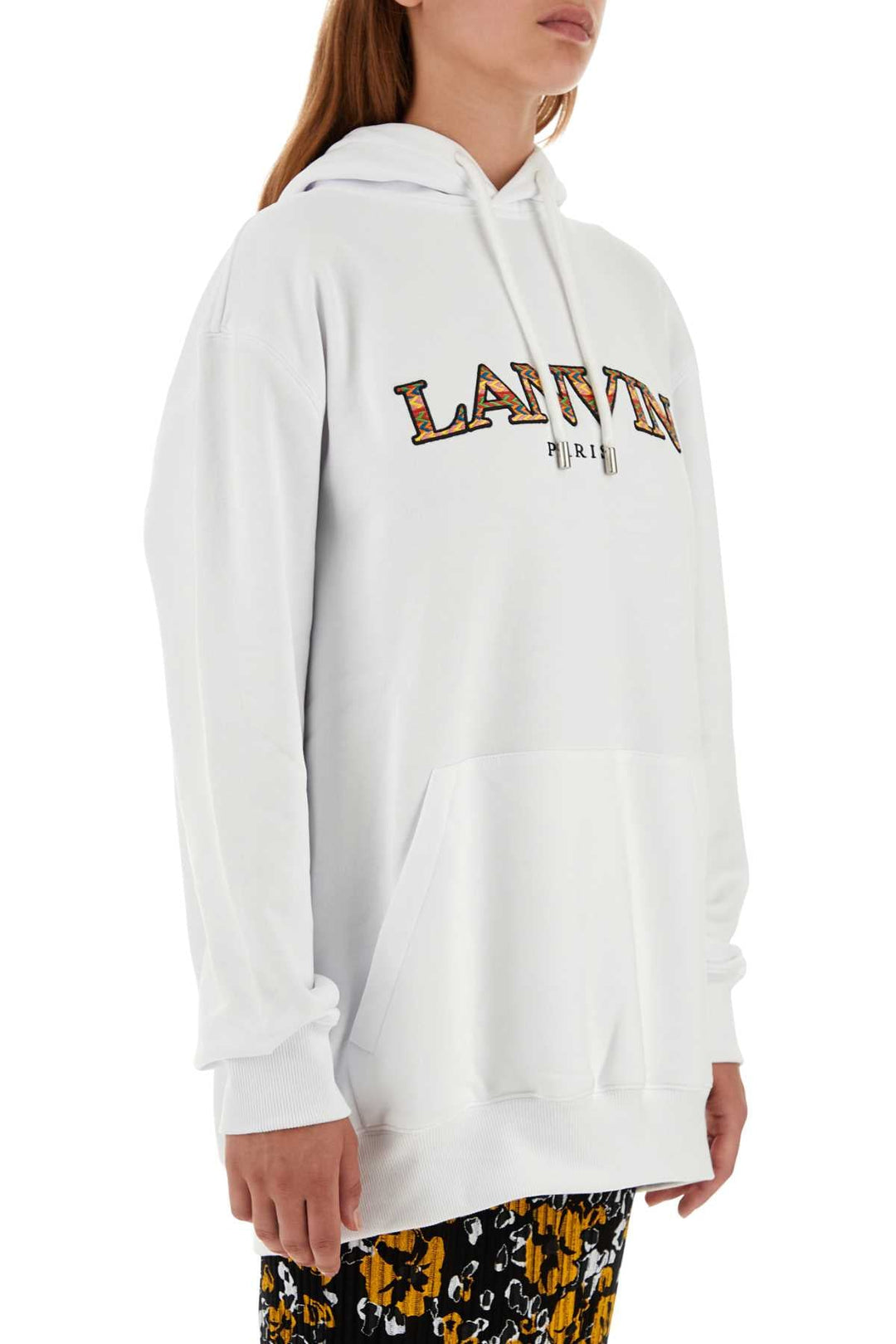 Lanvin Women White Cotton Sweatshirt