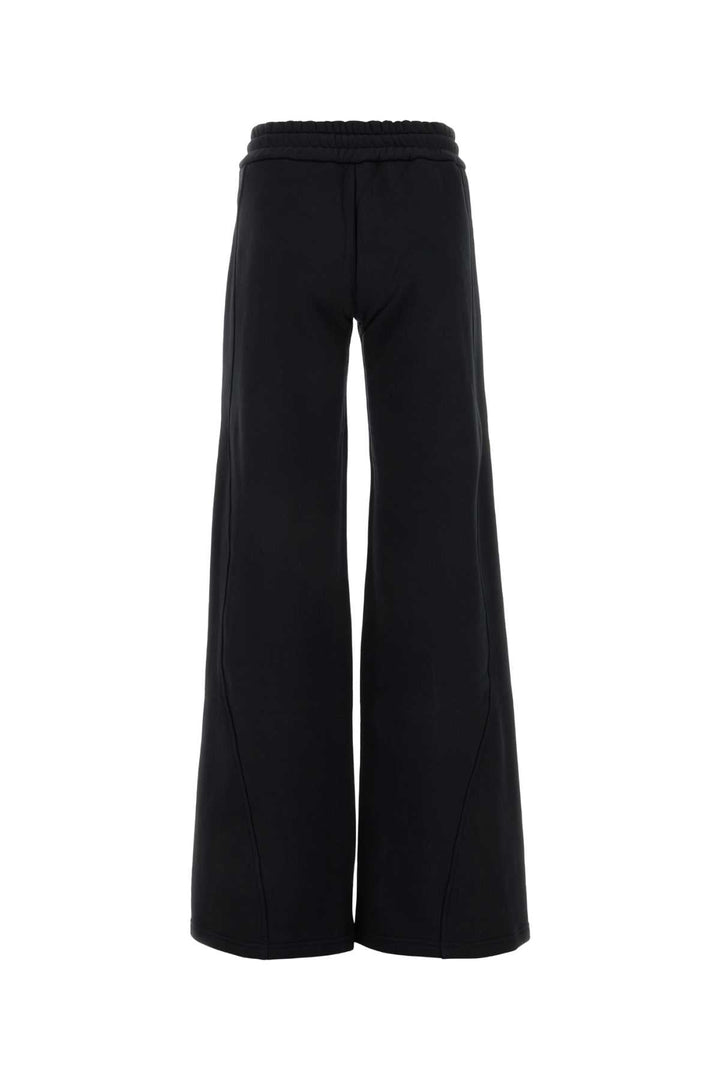Off White Women Black Cotton Joggers