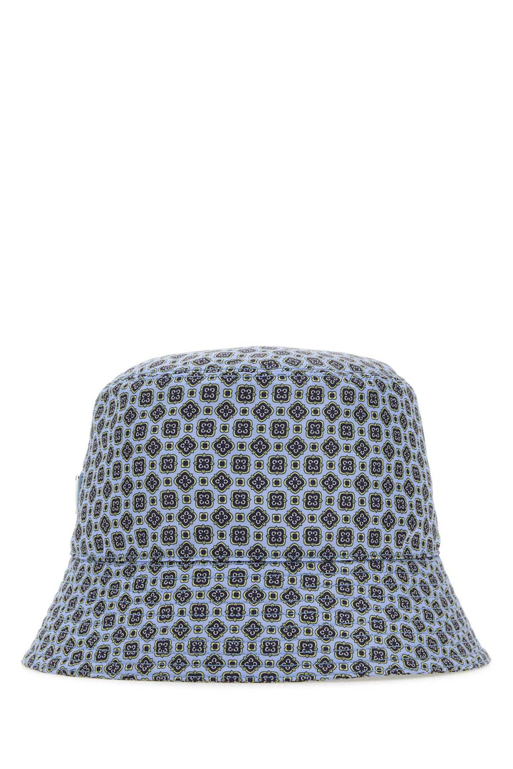 Prada Men Printed Re-Nylon Bucket Hat