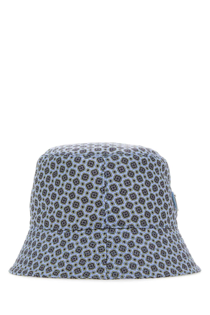 Prada Men Printed Re-Nylon Bucket Hat