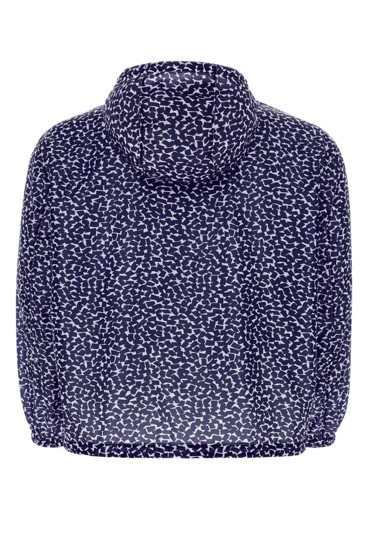 Prada Men Printed Re-Nylon Windbreaker