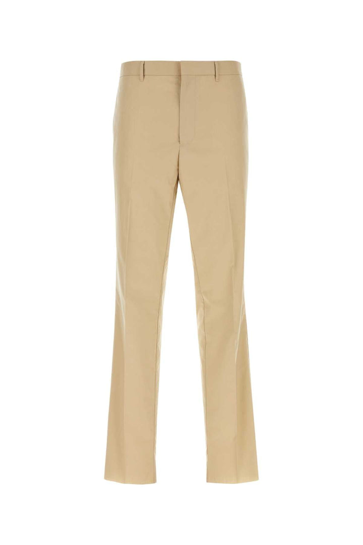 Prada Men Beige Cotton Pant