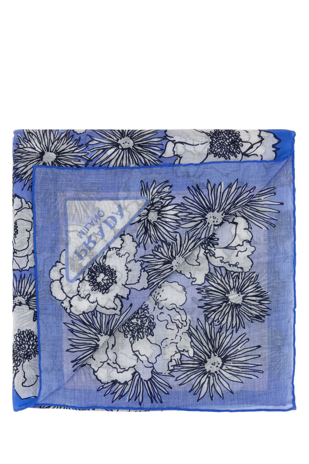 Prada Women Printed Cotton Foulard