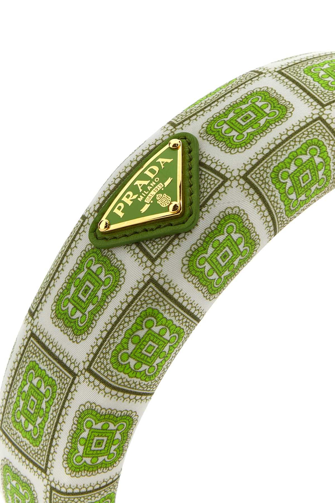 Prada Women Printed Twill Headband