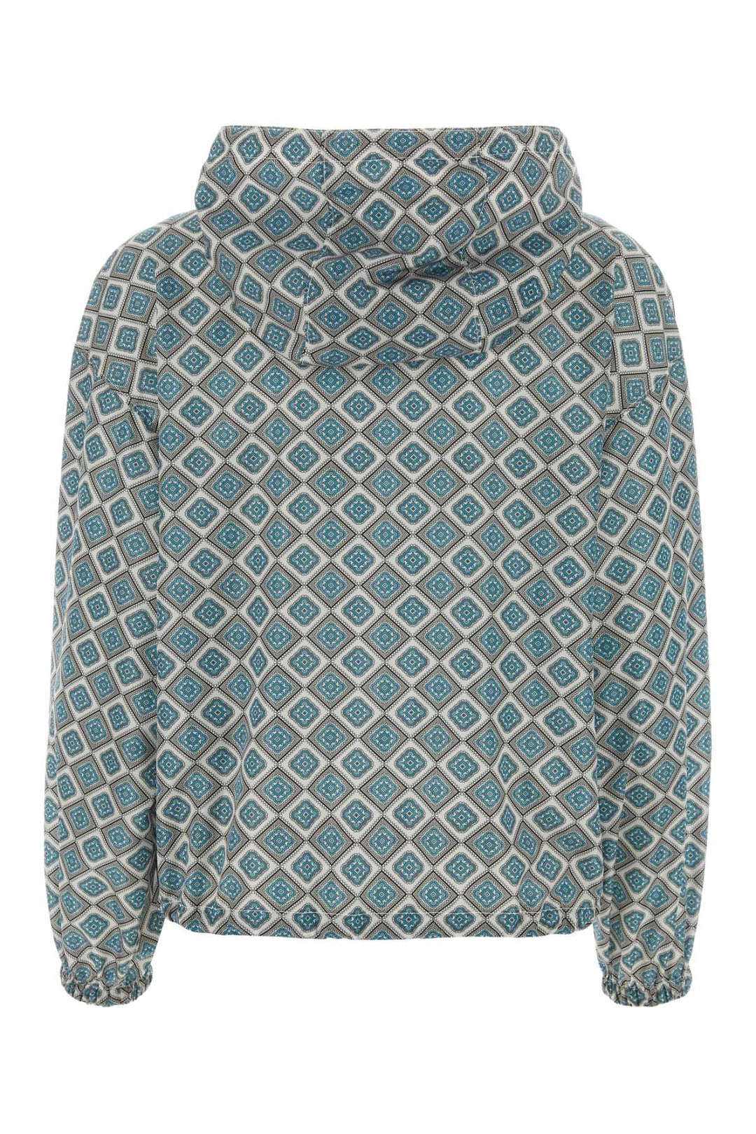 Prada Women Printed Nylon Windbreaker