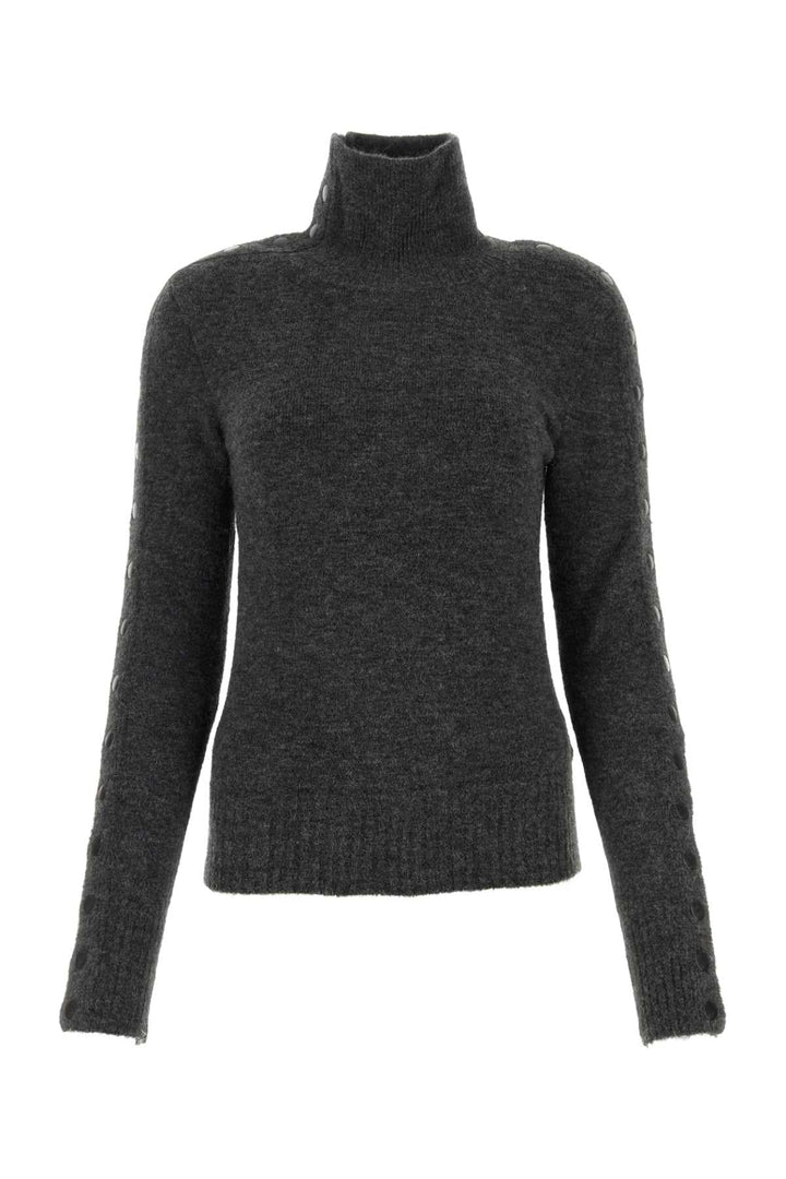 Isabel Marant Women Anthracite Nylon Blend Malo Sweater