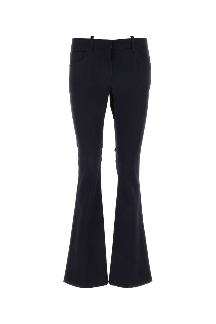 Off White Women Midnight Blue Wool Pant