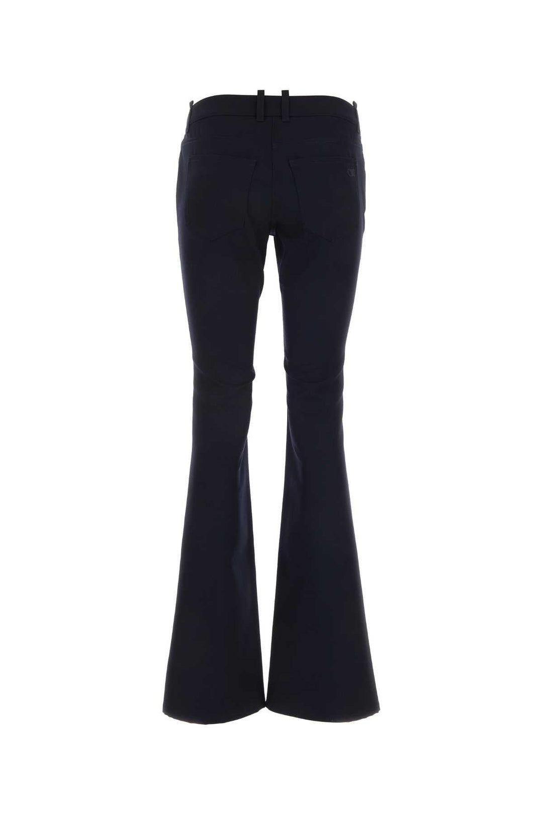 Off White Women Midnight Blue Wool Pant