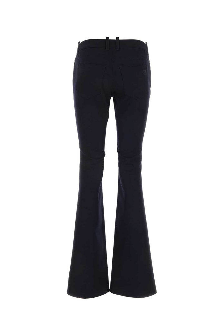 Off White Women Midnight Blue Wool Pant