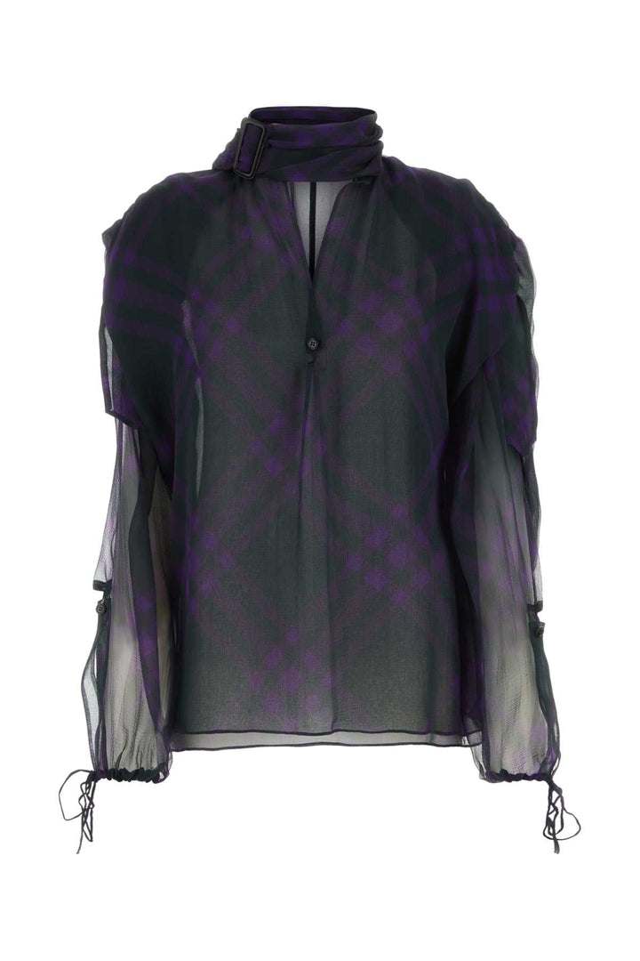 Burberry Women Printed Crepe Blouse