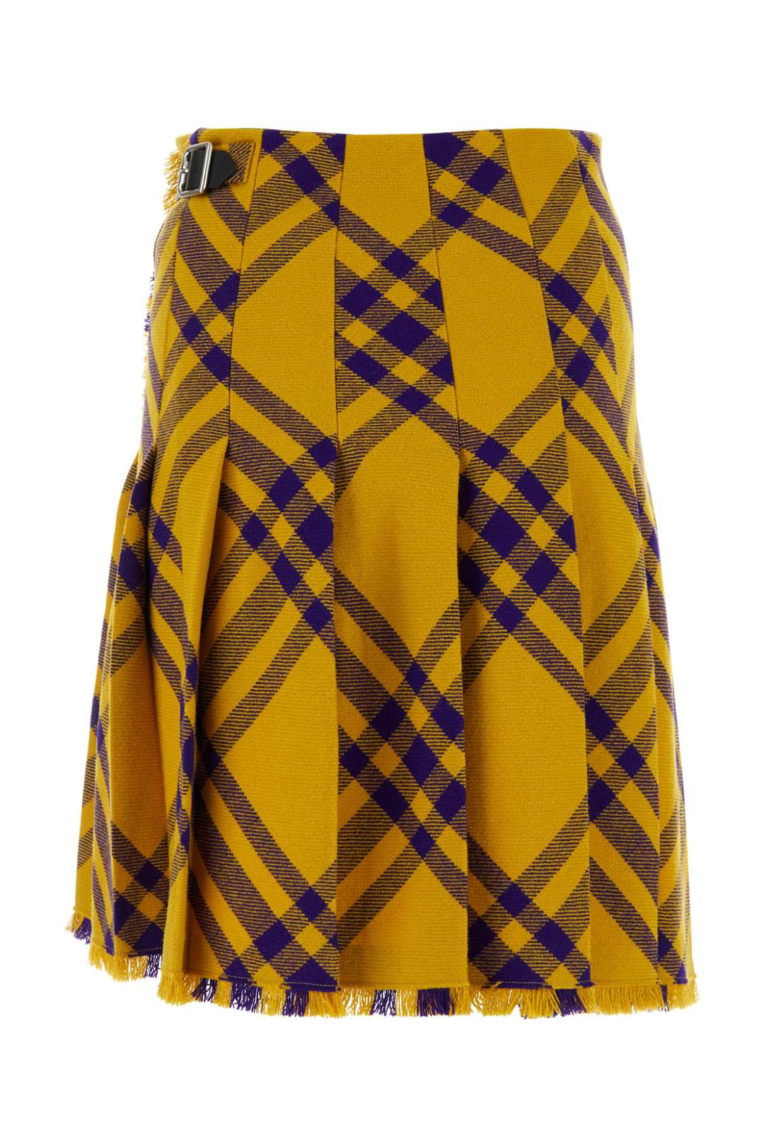 Burberry Women Embroidered Wool Skirt