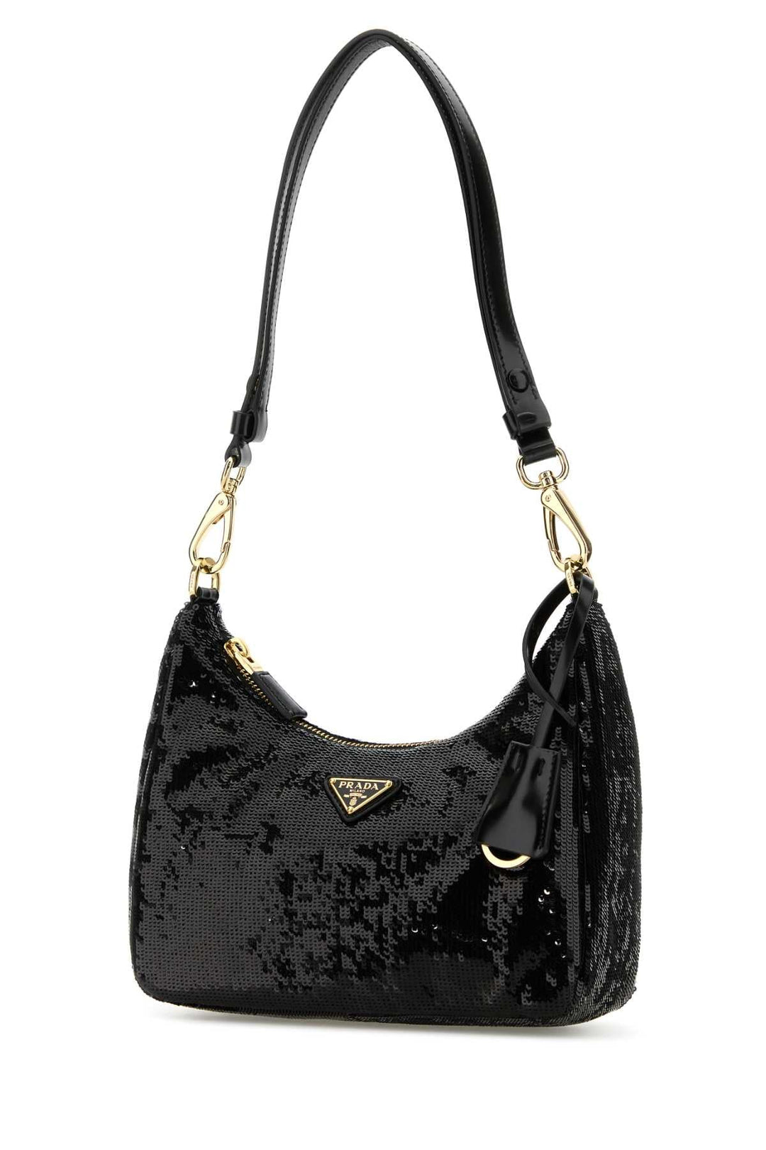 Prada Women Black Fabric Re-Edition Shoulder Bag