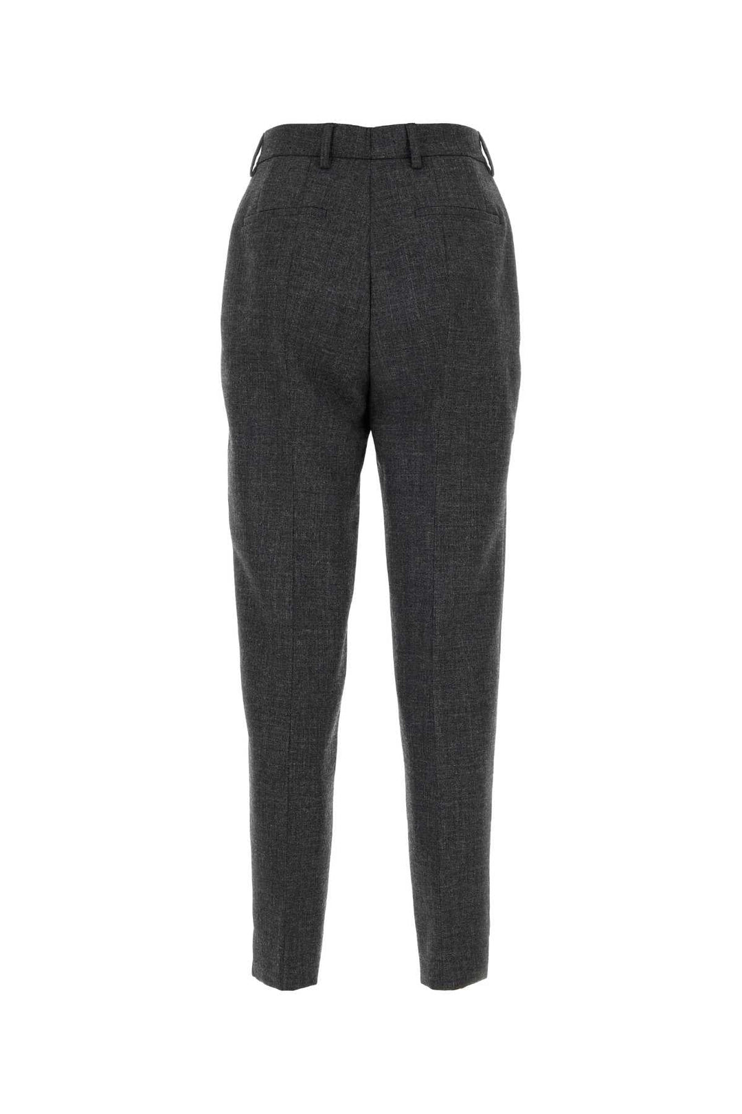 Prada Women Dark Grey Wool Pant