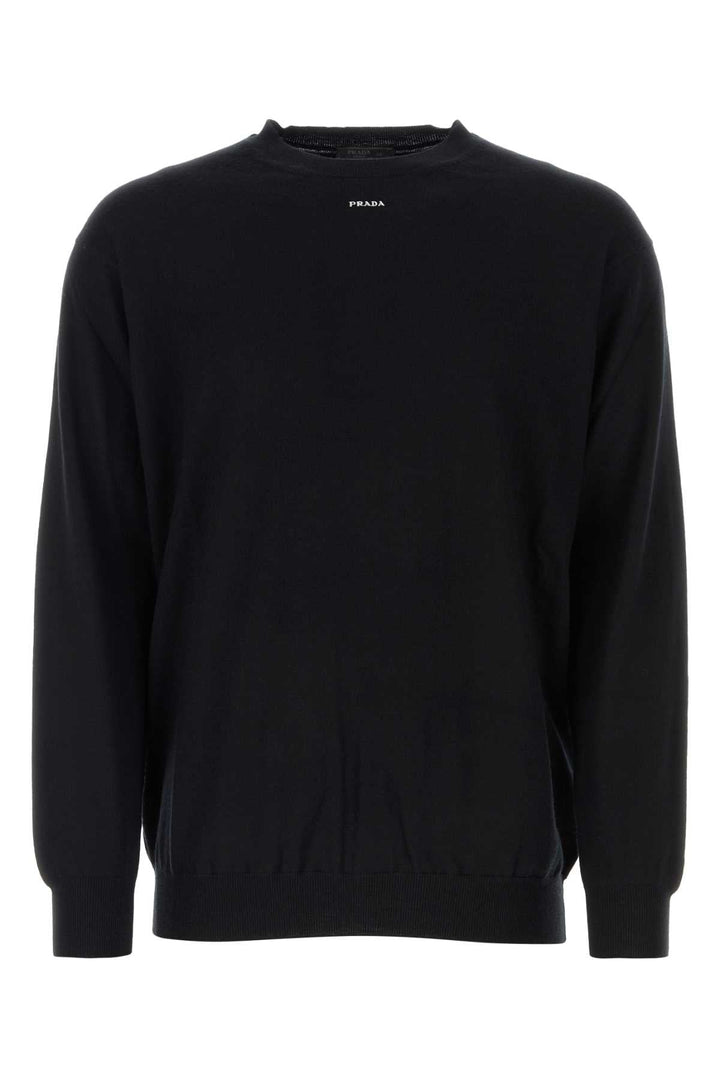 Prada Men Black Cashmere Sweater