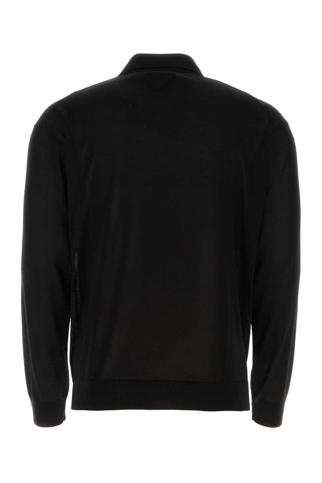Prada Men Black Silk Cardigan