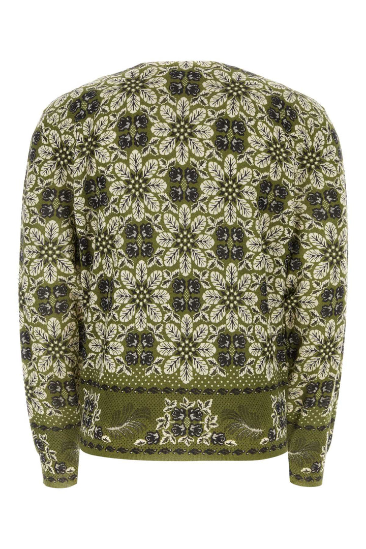 Etro Men Printed Silk Blend Sweater