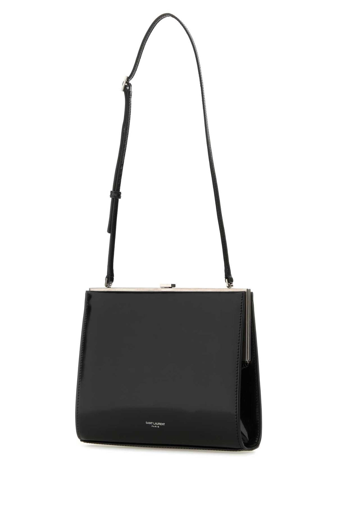 Saint Laurent Women Black Leather Le Anne-Marie Shoulder Bag