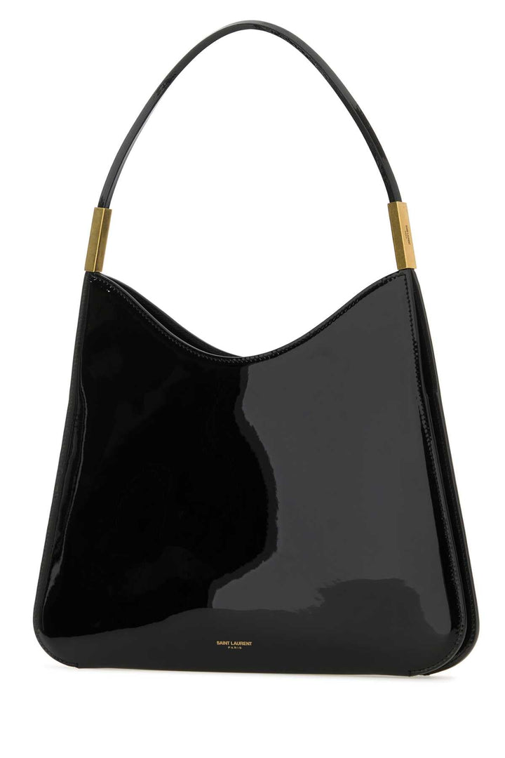 Saint Laurent Women Black Leather Bo Sadie Shoulder Bag
