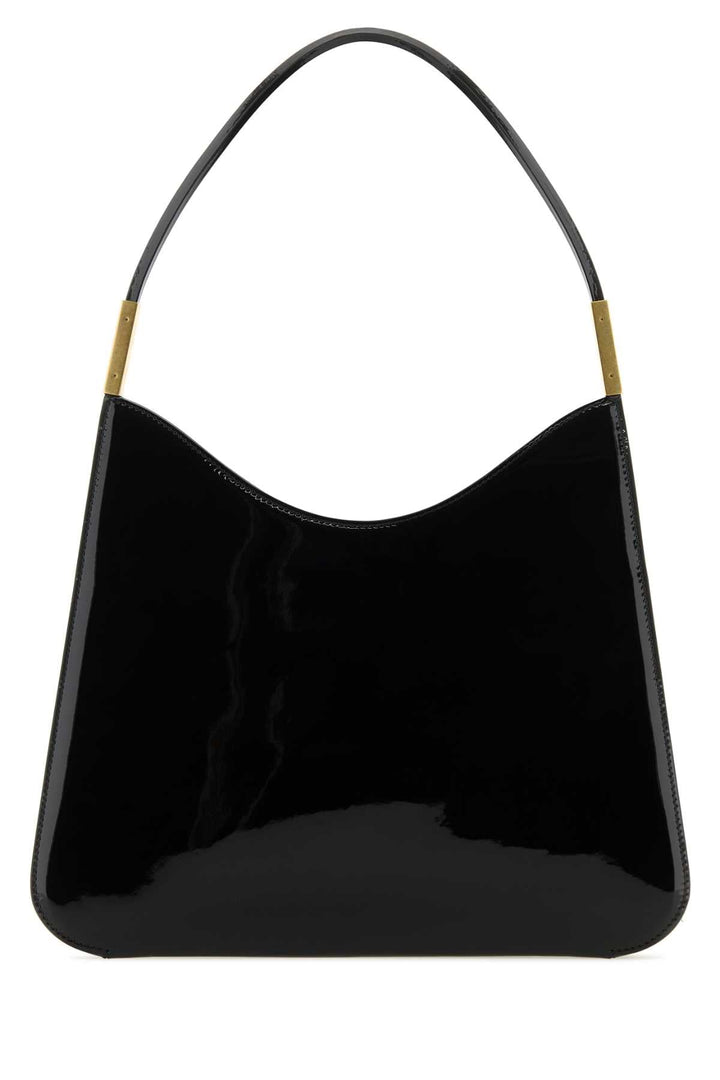 Saint Laurent Women Black Leather Bo Sadie Shoulder Bag